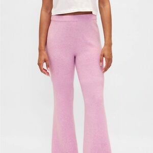 GAP Women's CashSoft Pink Flare Sweater Pants